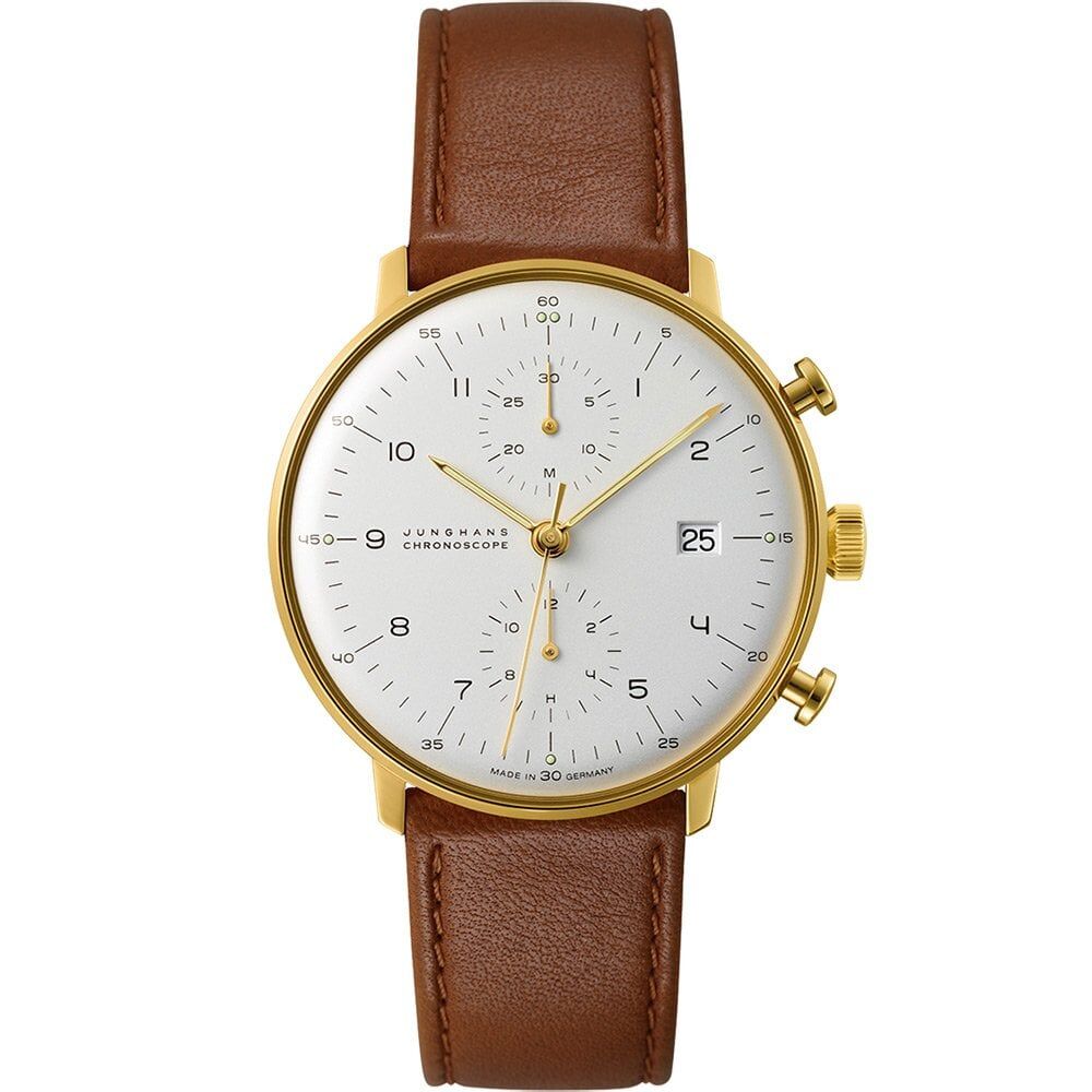 Max Bill Chronoscope Gold Plated 27780002