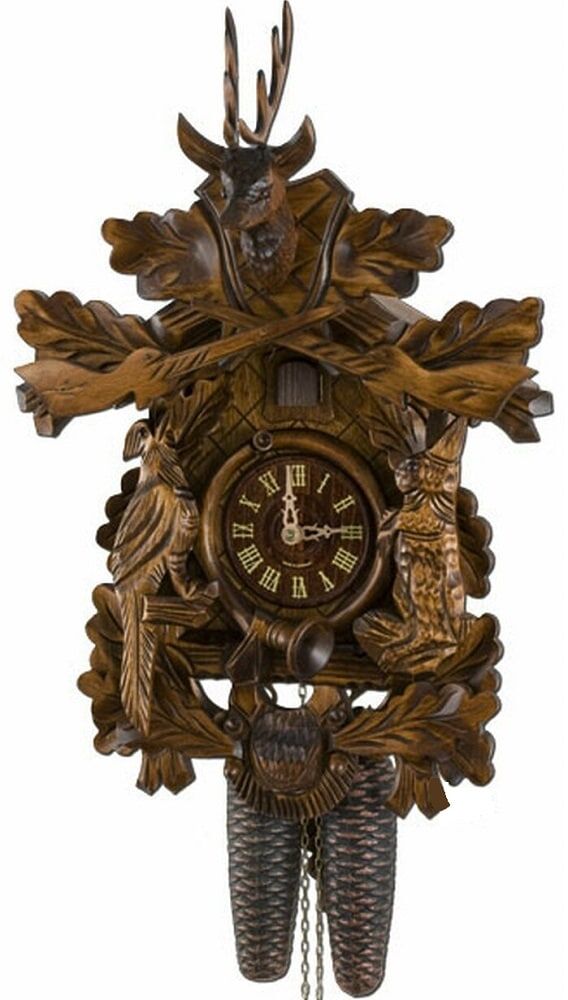 Hunting Scene 8 Day Cuckoo Clock 739 8