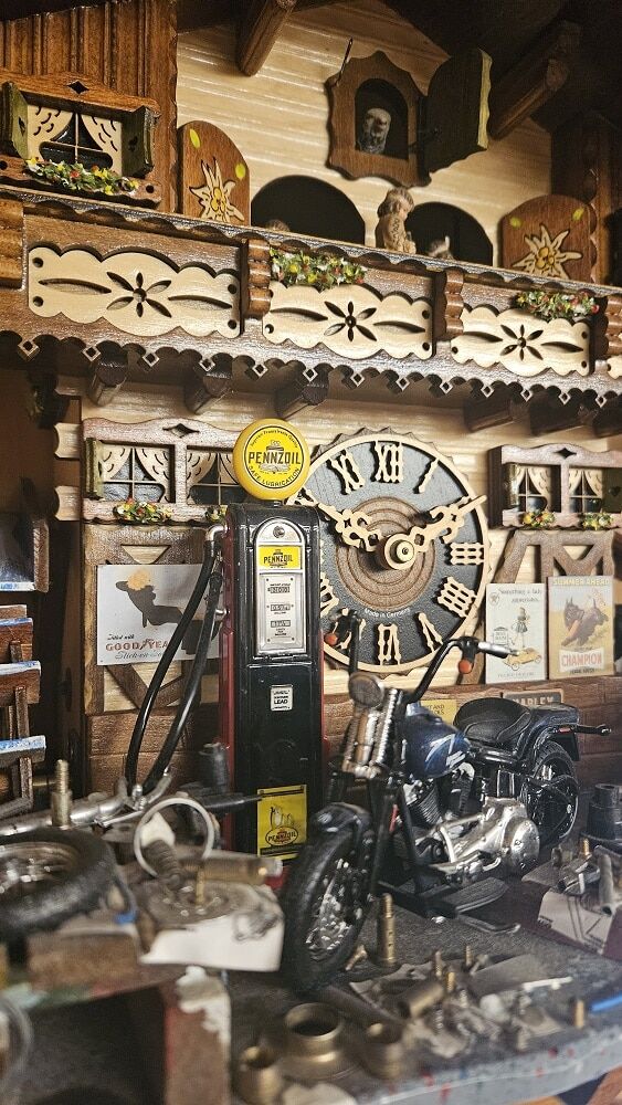 Harley Davidson Cuckoo Clock 86792T - Image 5