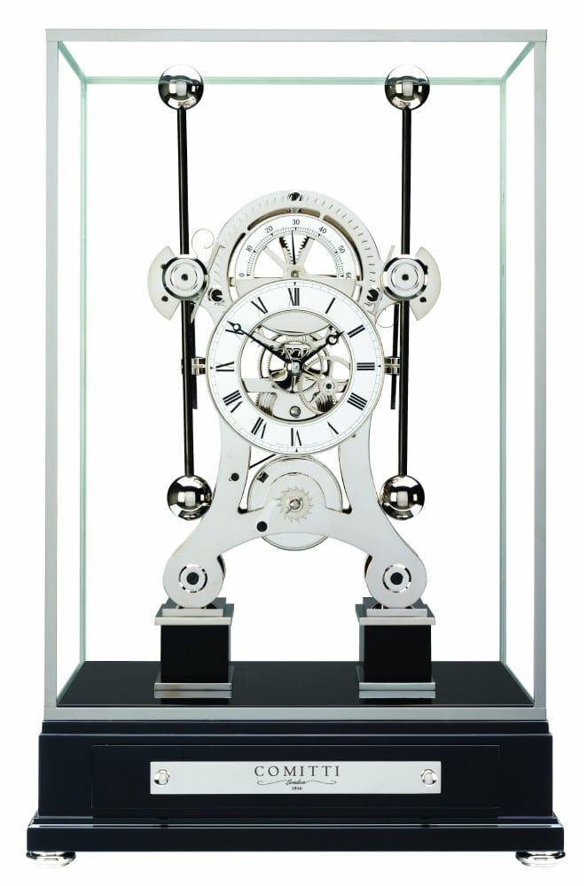 THE NAVIGATOR RHODIUM PLATED WITH BLACK LACQUER BASE