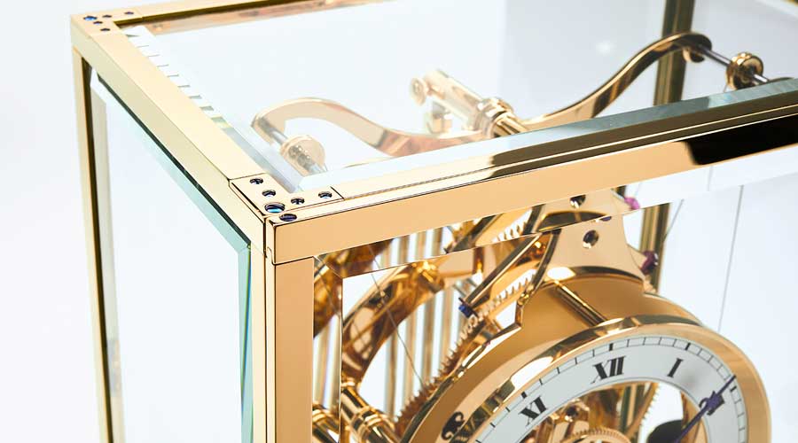 Matthias Naeschke Gold Table Clock - NT11GG - Image 8