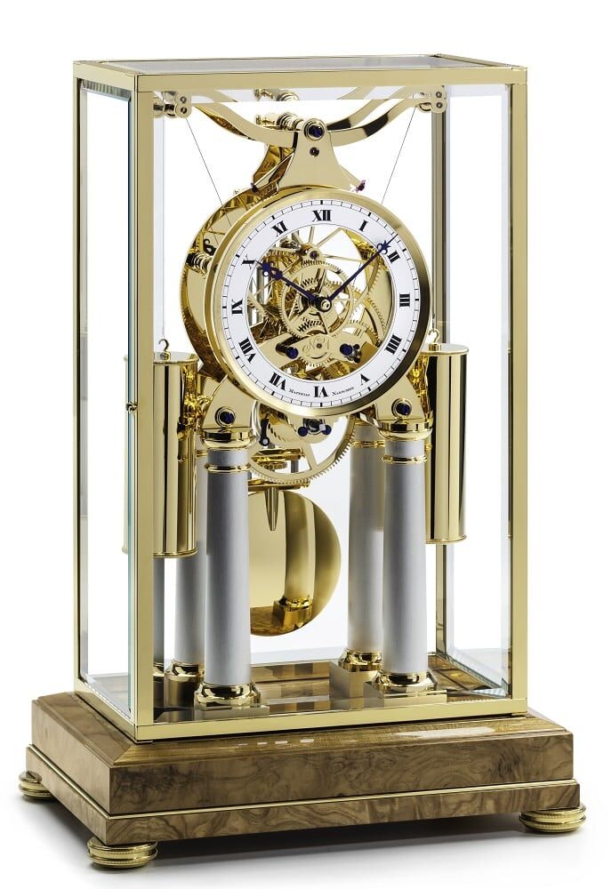 Matthias Naeschke Gold Table Clock - NT11GG