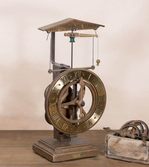 Flying Pendulum Clock Clausen Brass No. 18