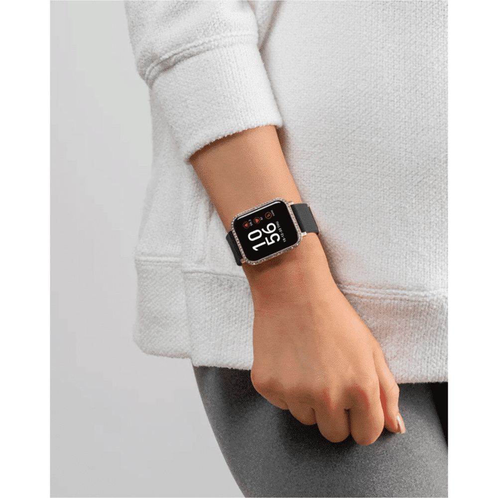 Reflex Active Series 6 Gold Stone Set Black Smart Watch - RA06-2100 - Image 2