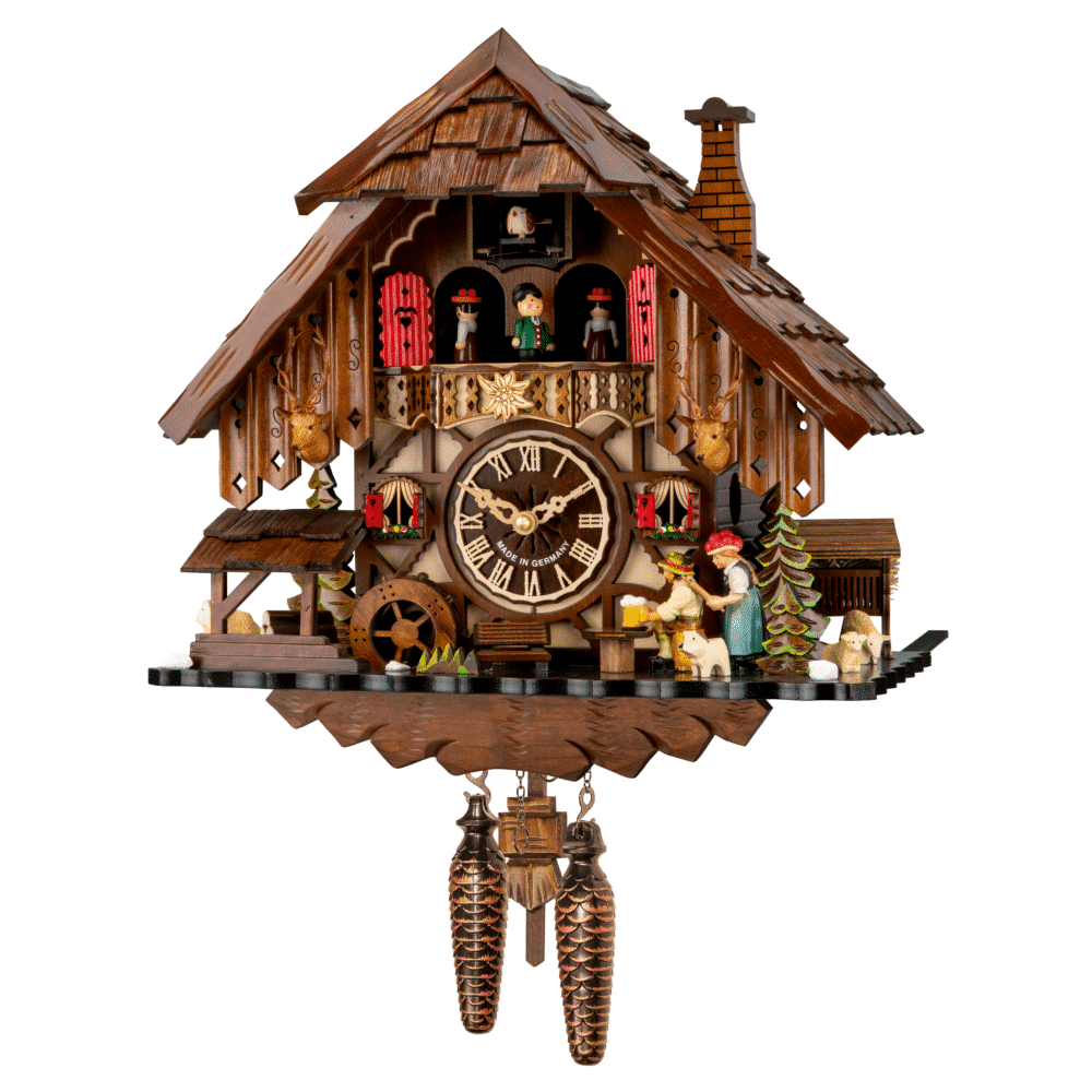 The Jolly Beer Drinker Cuckoo Clock- 48715QMT