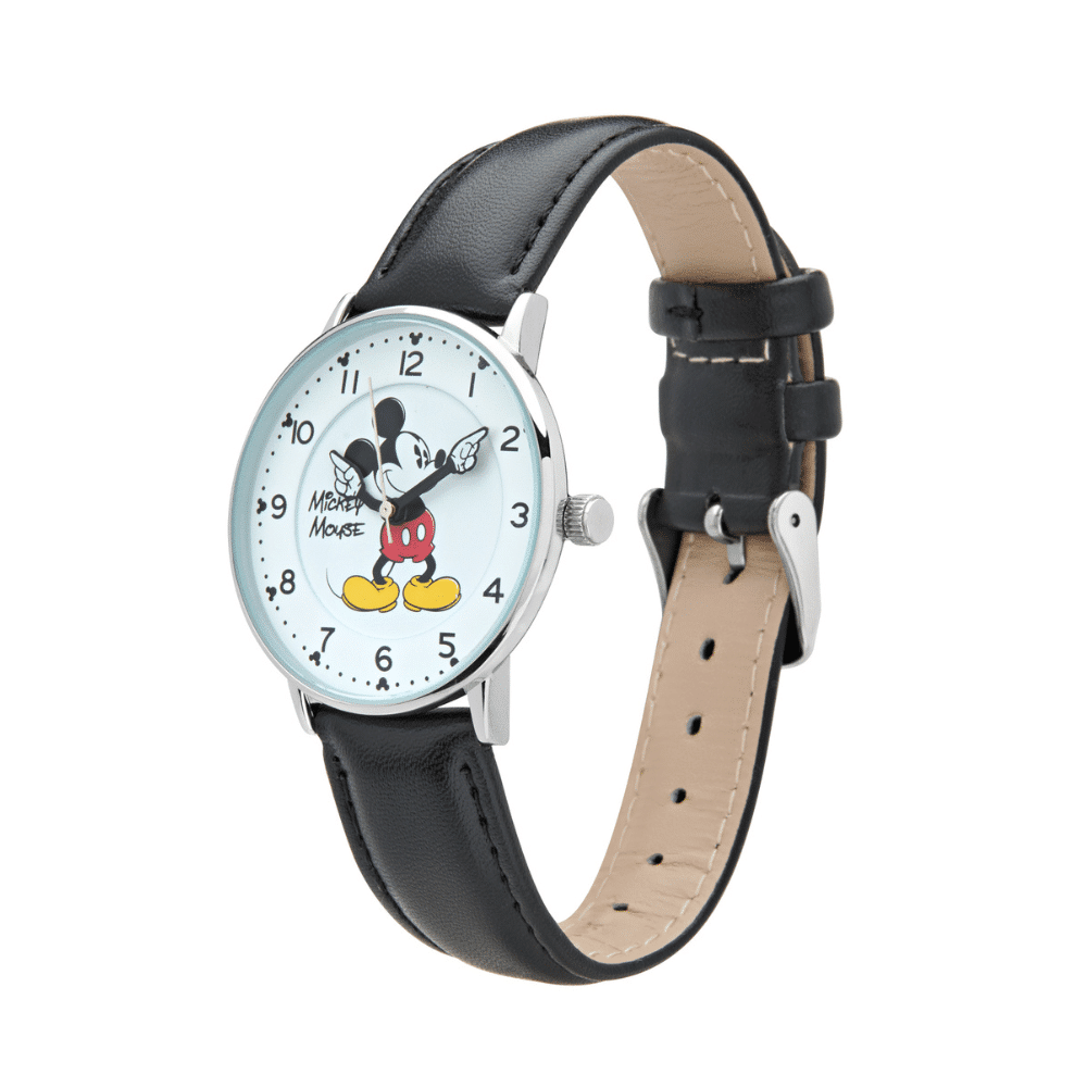 Disney Mickey Icon 38mm Black Leather - Image 2