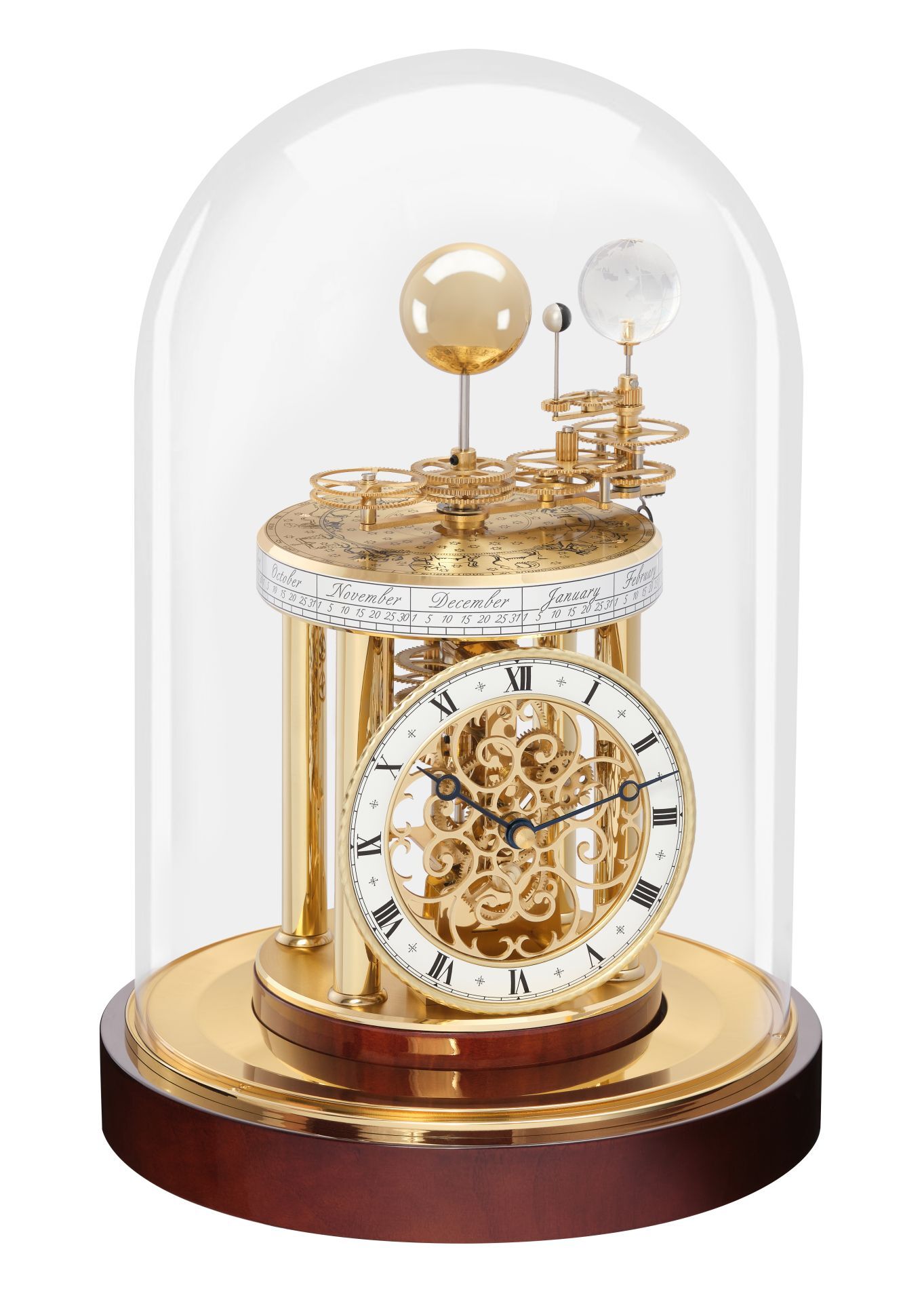 Hermle Astrolabium Mahogany