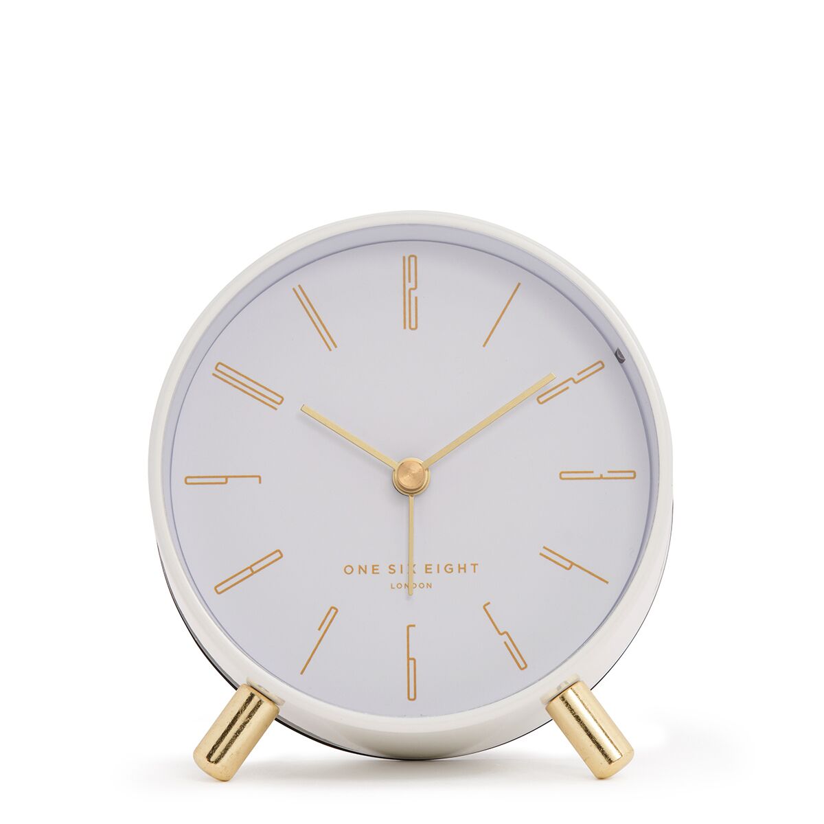 MAYA White Silent Alarm Clock - Image 2