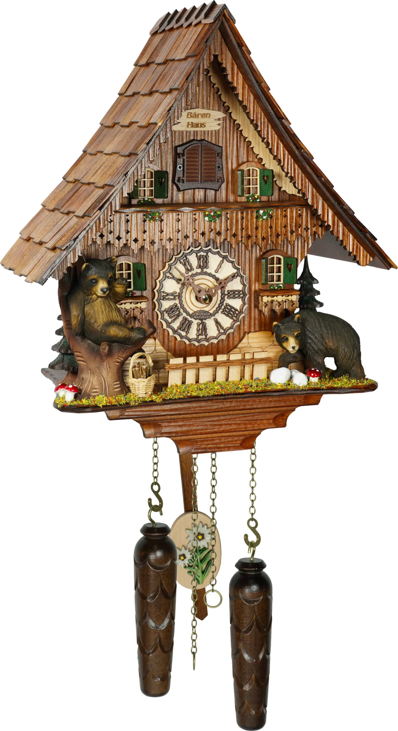 Bears Quartz Cuckoo Clock