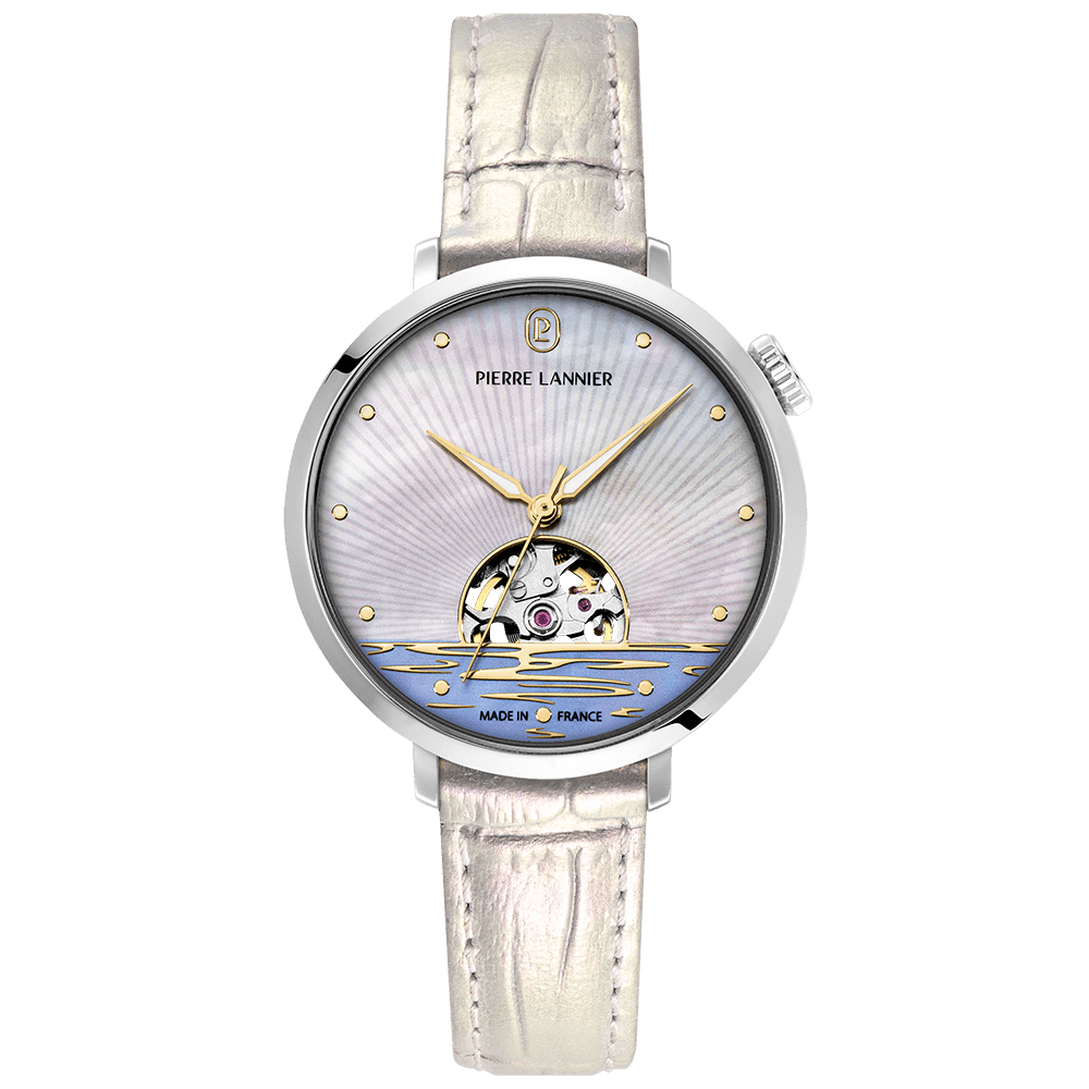 Ladies Watch AUSTRALE White Dial White Leather 14 MM Strap Reference 150H900