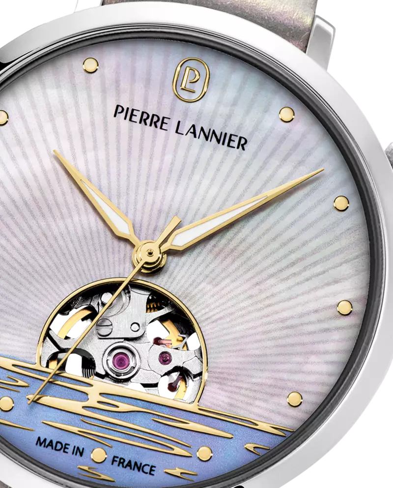 Ladies Watch AUSTRALE White Dial White Leather 14 MM Strap Reference 150H900 - Image 2